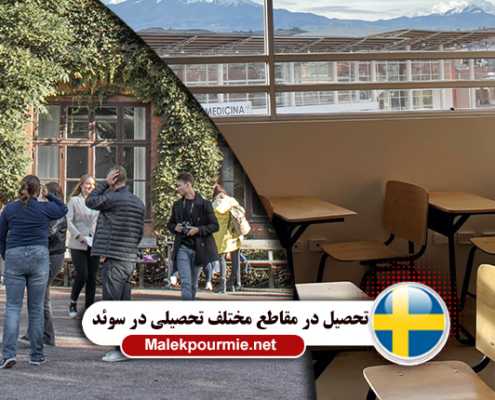 شرایط تحصیل در مقاطع مختلف تحصیلی در سوئد با MIE