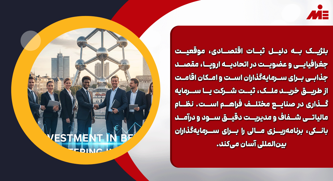 سرمایه گذاری در بلژیک