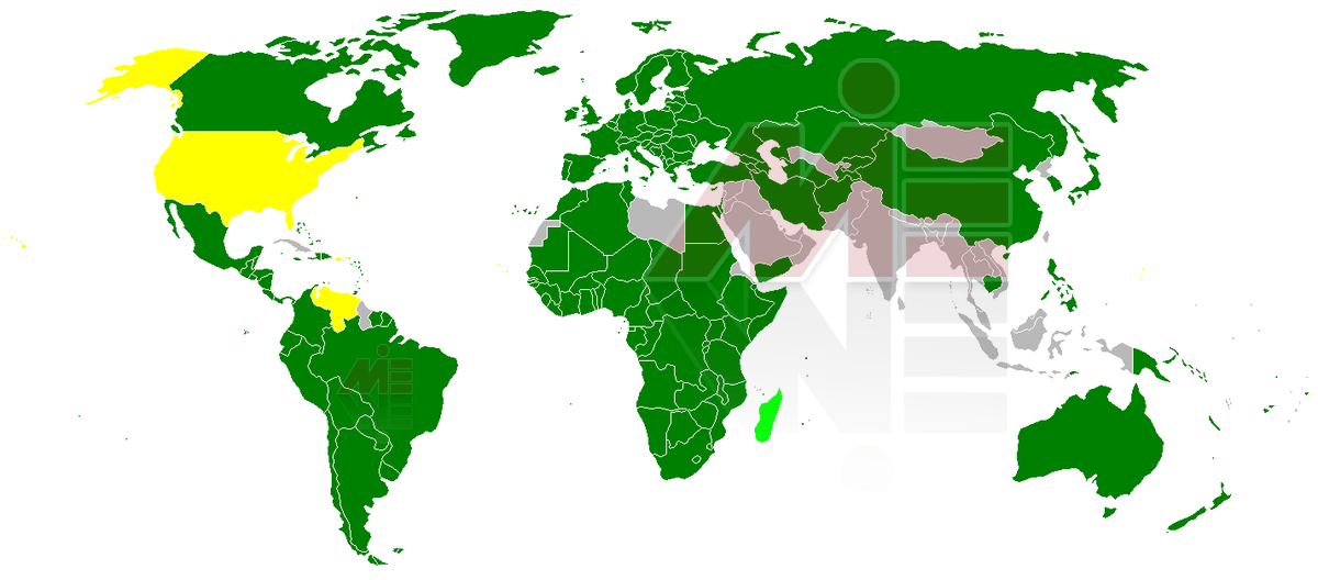 کشورهای عضو کنوانسیون ژنو
