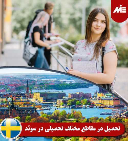 تحصیل در مقاطع مختلف تحصیلی در سوئد