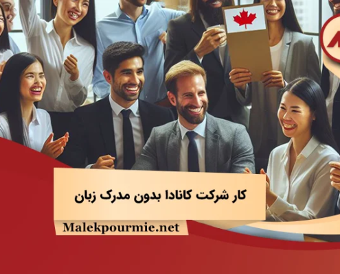 کار شرکت کانادا بدون مدرک زبان