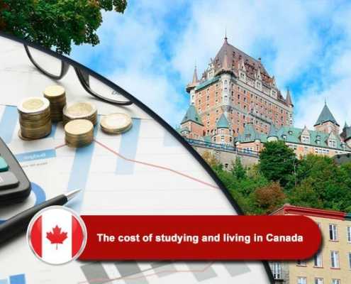 The cost of studying and living in Canada index