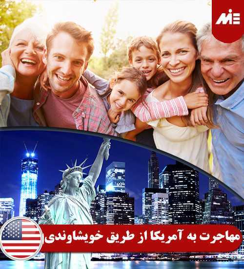 مهاجرت به آمریکا از طریق خویشاوندی ویزای آمریکا