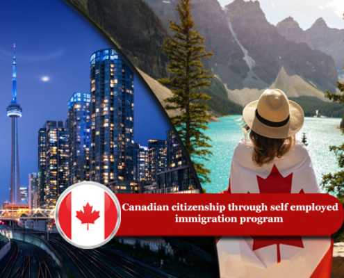 Canadian citizenship through self employed immigration program 1