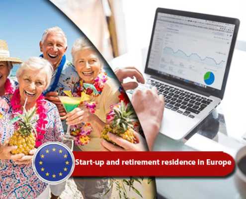 Start-up and retirement residence in Europe