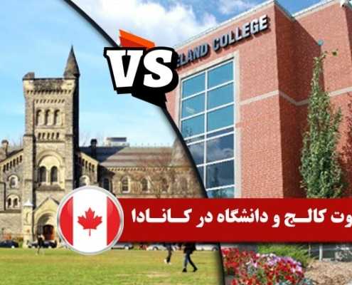 تفاوت کالج و دانشگاه در کانادا