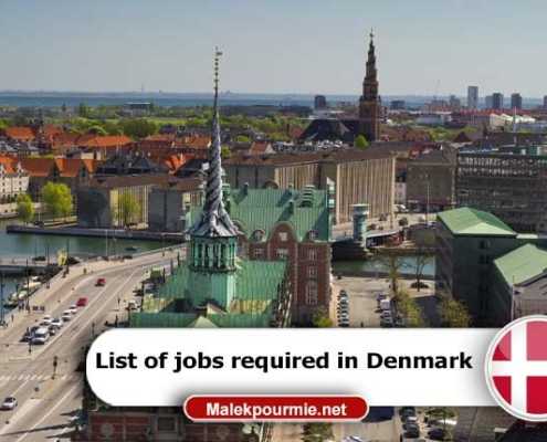 List of jobs required in Denmark 1
