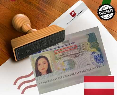 ویزای تحصیلی اتریش خانم کسرا