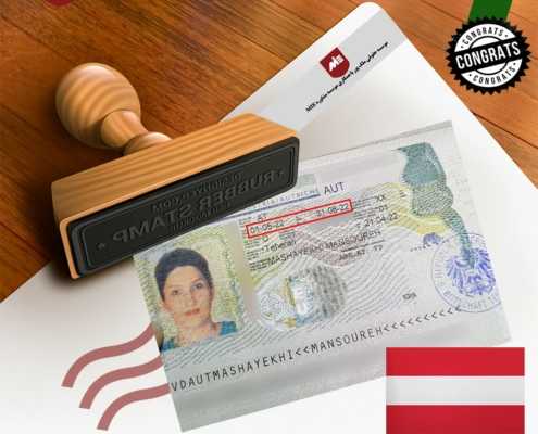 خانم مشایخی ویزای تحصیلی اتریش