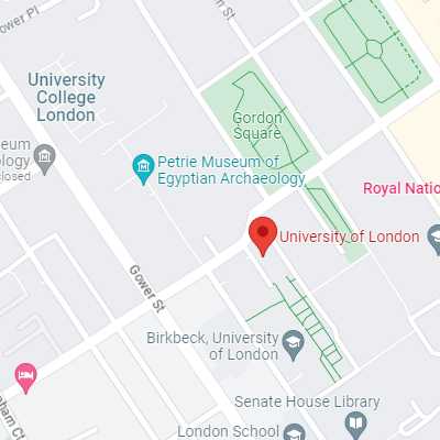 نقشه دانشگاه کالج لندن