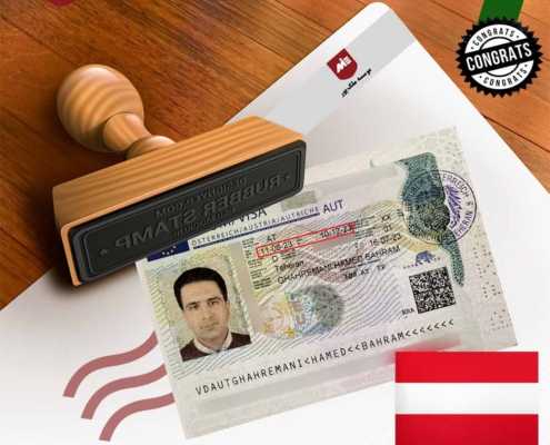 Austrian study visa - Bahram Ghahrani Hamed 2
