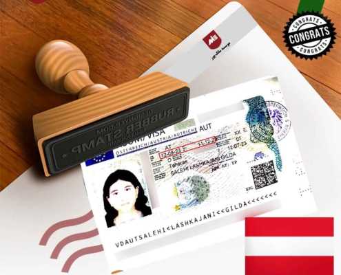 Austria study visa - Gilda Salehi Leshkajani