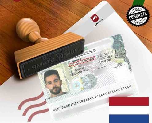 Holland visa - Reza Habibi