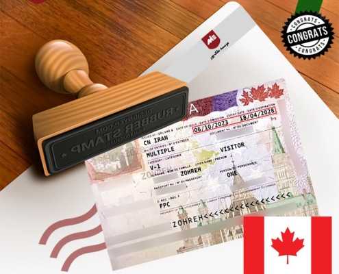 ویزای توریستی کانادا زهره گل کار