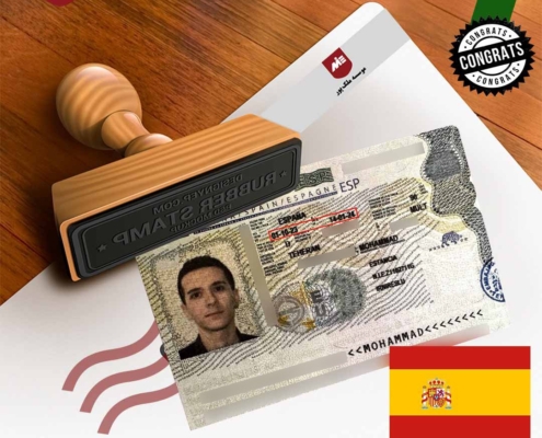 ویزای تحصیلی اسپانیا محمد چراغ سپهر